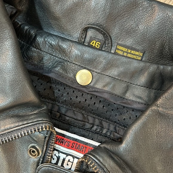 Leather Motorcycle Jacket - Picture 9 of 13